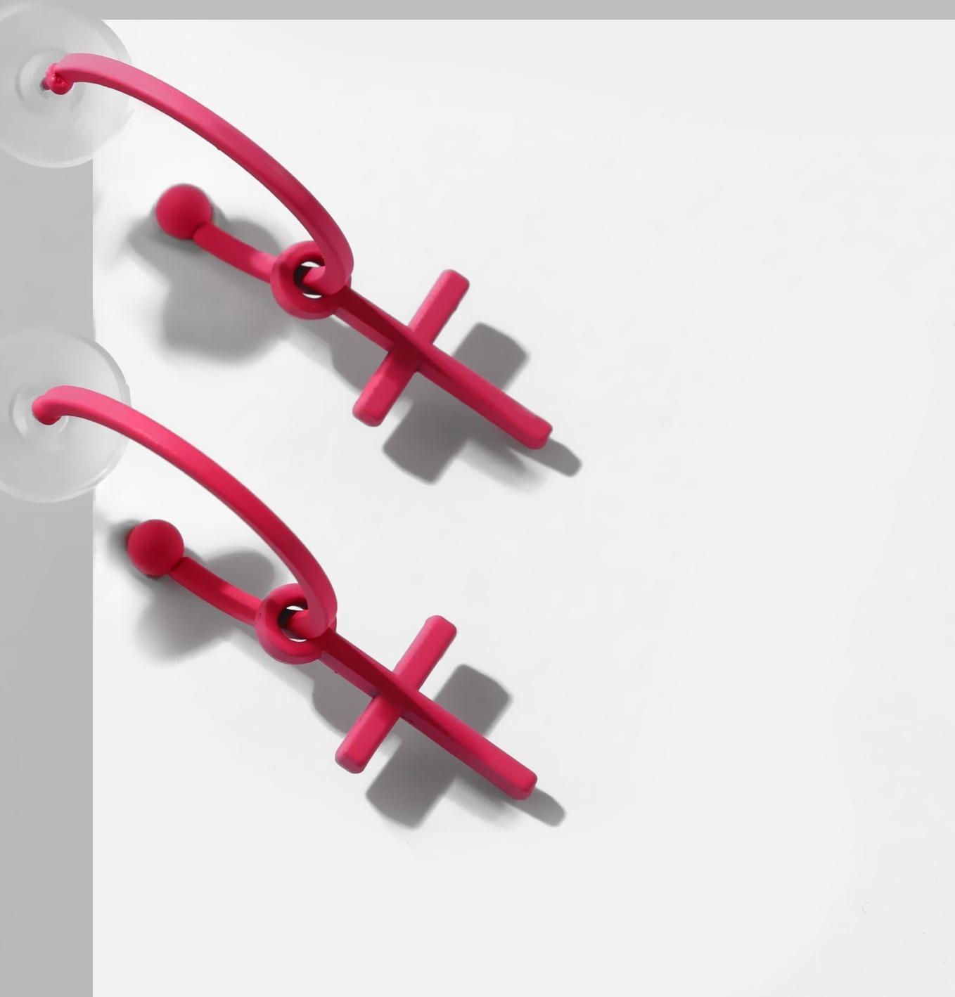 Серьги эмаль 