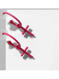 Серьги эмаль 