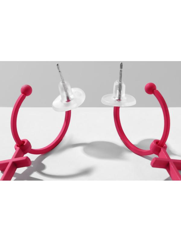 Серьги эмаль 