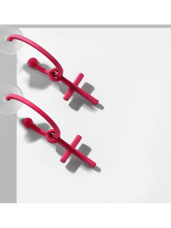 Серьги эмаль 