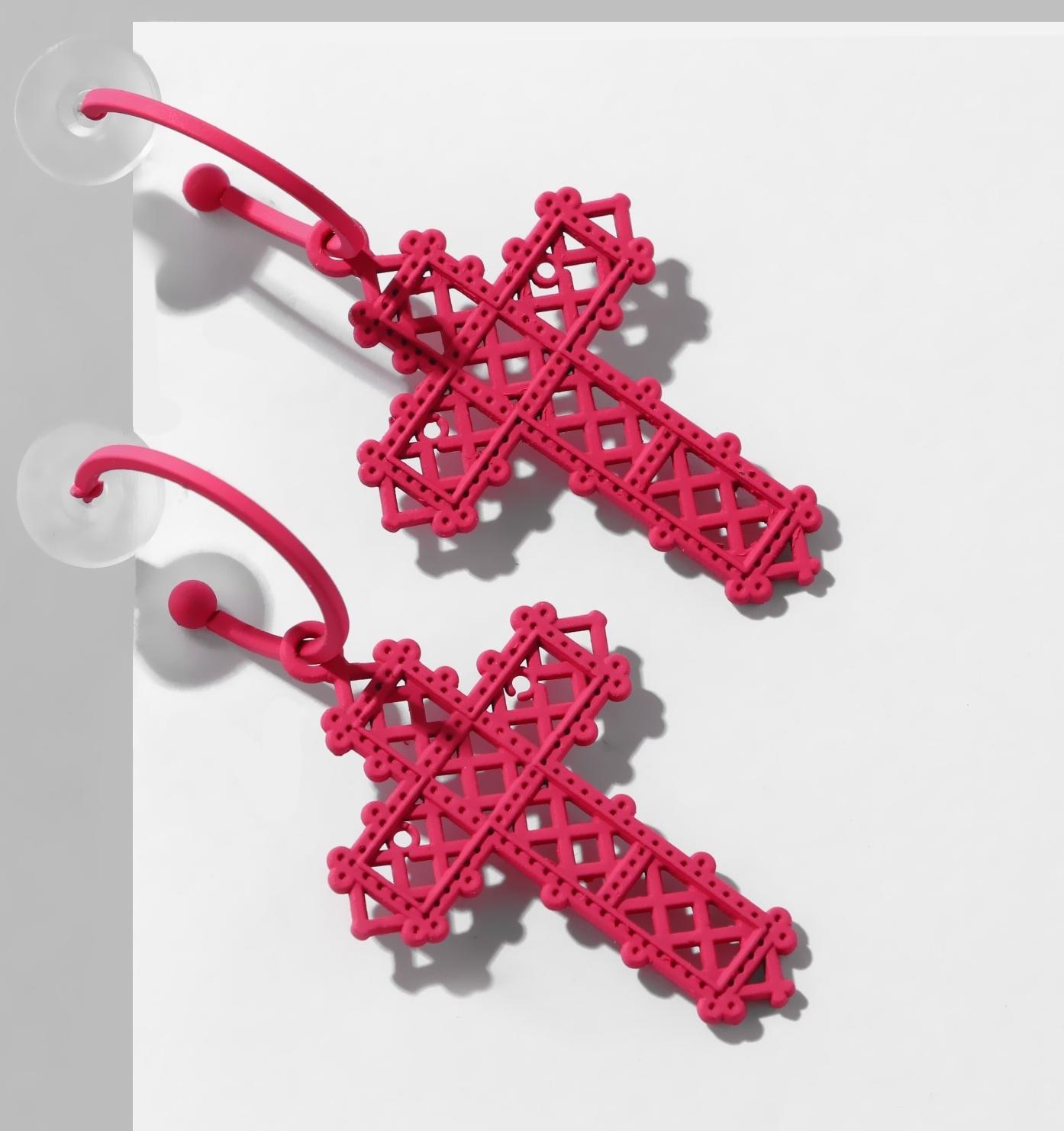 Серьги эмаль 