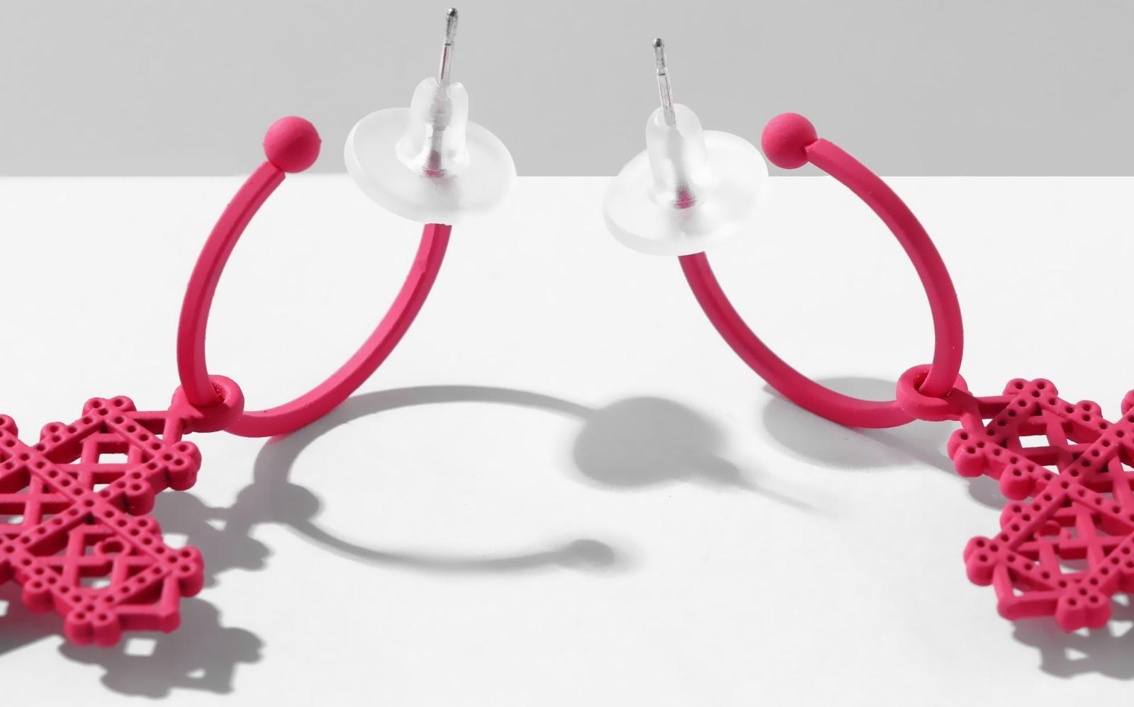 Серьги эмаль 