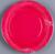 Тарелка бумажная «Фуксия», однотонная, 18 см