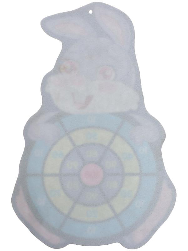 Дартс «Зайчик», 3 шарика на липучках, крючок