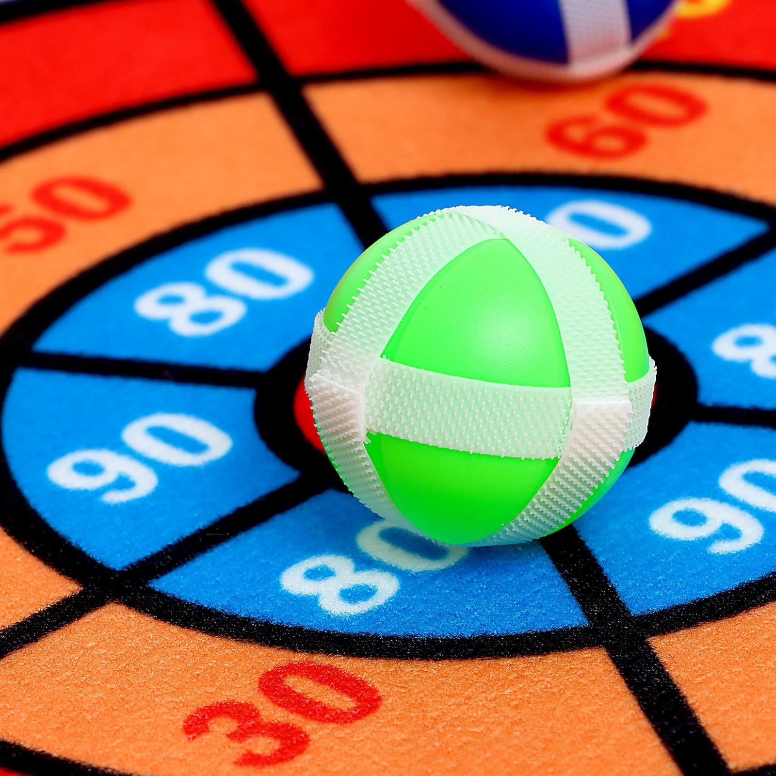 Дартс «Дед мороз», 3 шарика на липучках, крючок