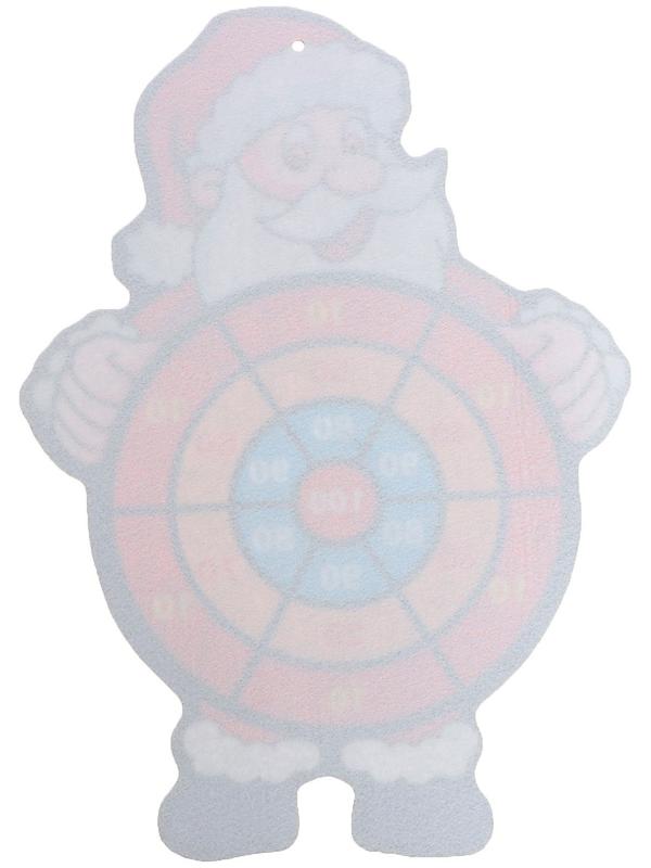 Дартс «Дед мороз», 3 шарика на липучках, крючок