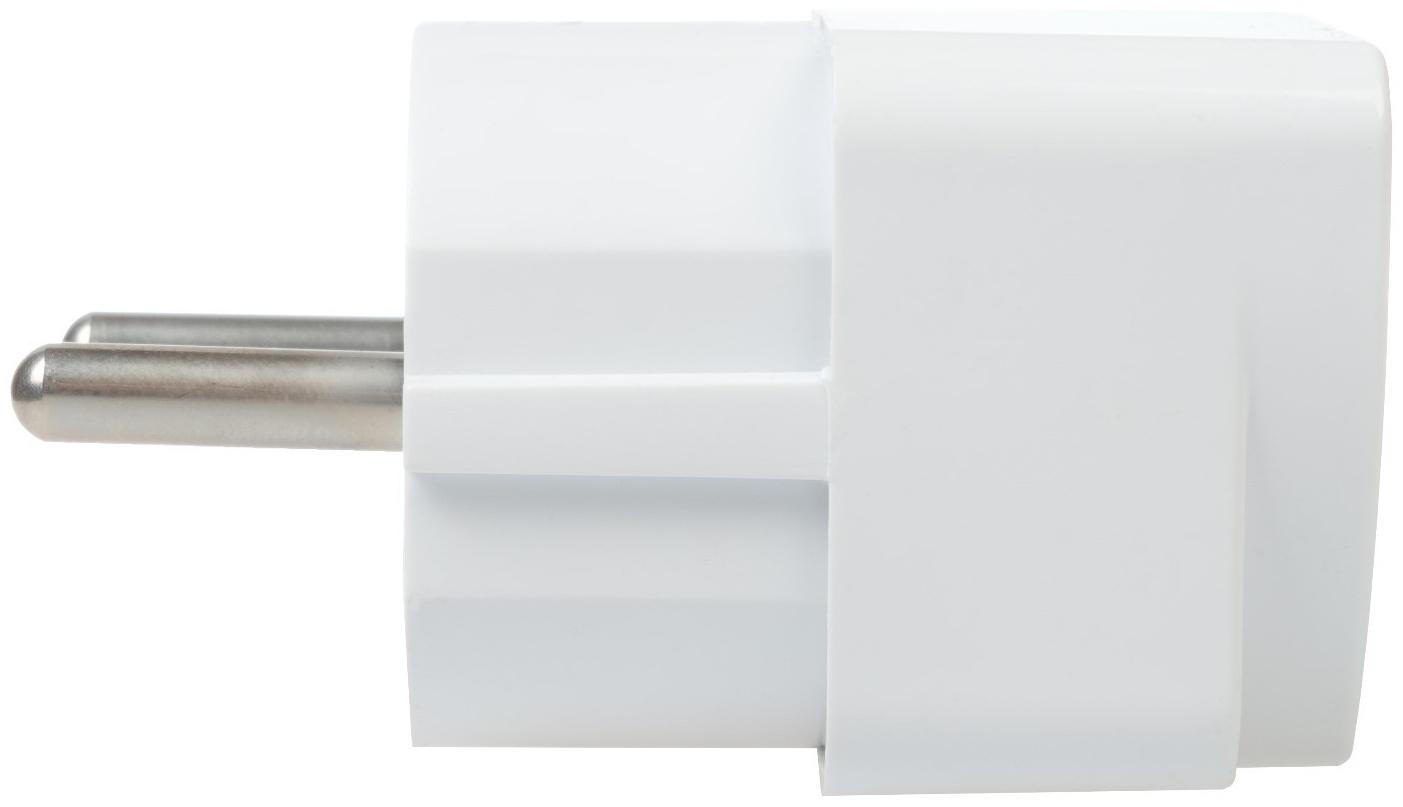 Адаптер универсальный, на азиатскую вилку, с/з, 6A, 230В, 1300Вт, IP20, белый, 27405 6, duwi