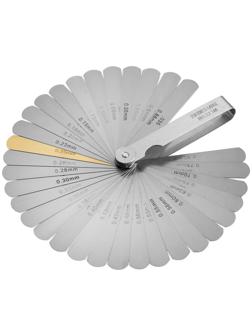 Набор щупов для измерения зазоров ТУНДРА, 0.04 - 0.88 мм, 32 шт.