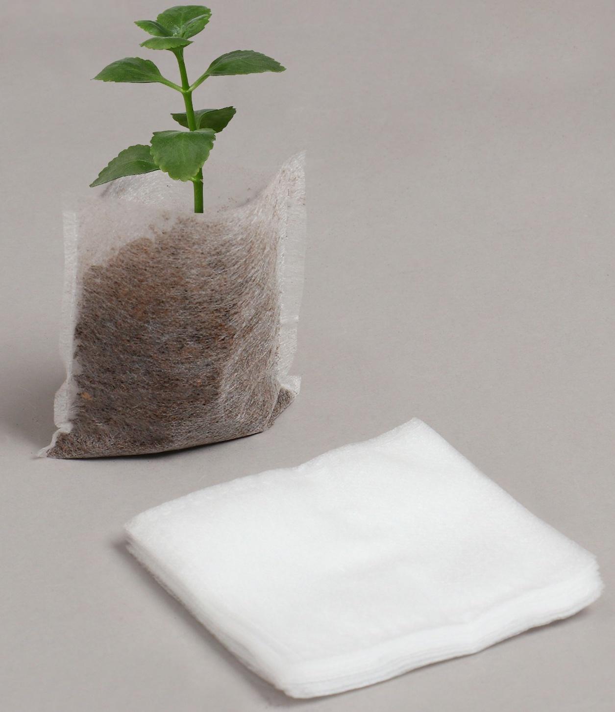 Пакет для рассады, 70 мл, 5 × 7 см, спанбонд плотностью 25 г/м², Greengo