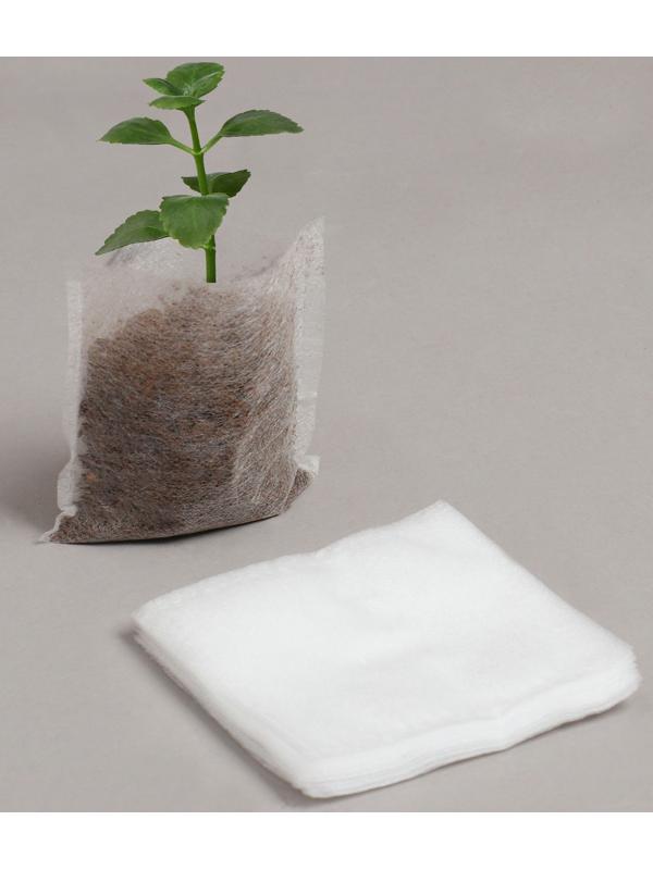 Пакет для рассады, 70 мл, 5 × 7 см, спанбонд плотностью 25 г/м², Greengo