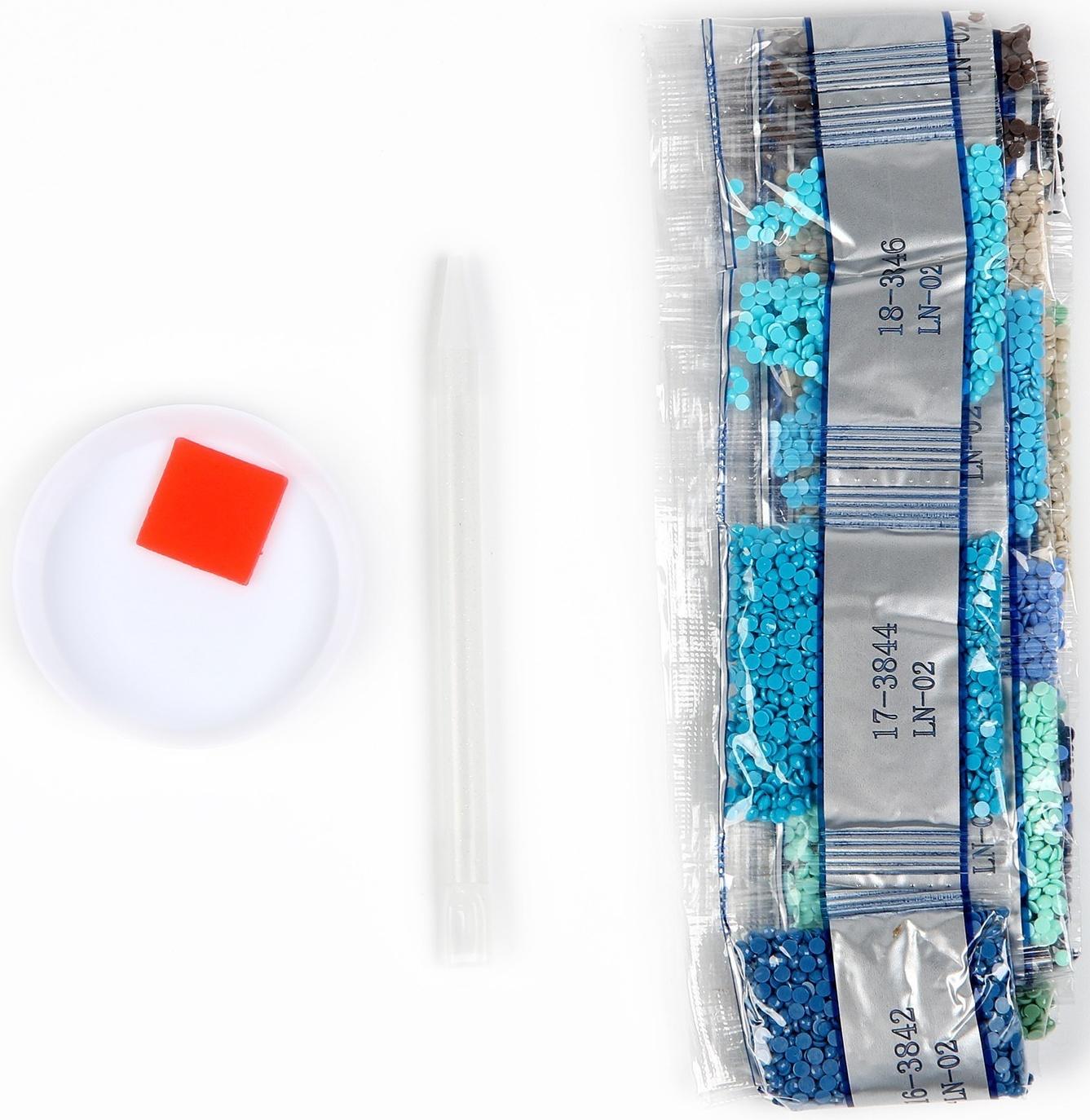 Алмазная вышивка с частичным заполнением «Морская красавица»‎, 20 х 30 см