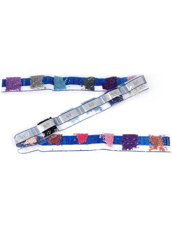 Алмазная вышивка с частичным заполнением «Девушка с зонтиком»‎, 20 х 30 см