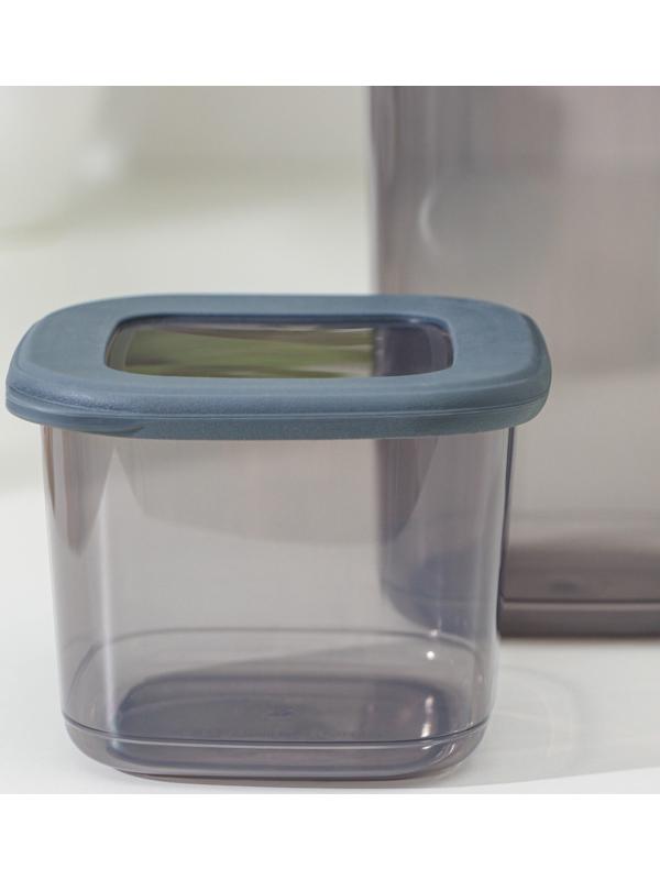 Набор банок для сыпучих продуктов с вакуумной крышкой 3 шт 0,55/1,2/1,75л