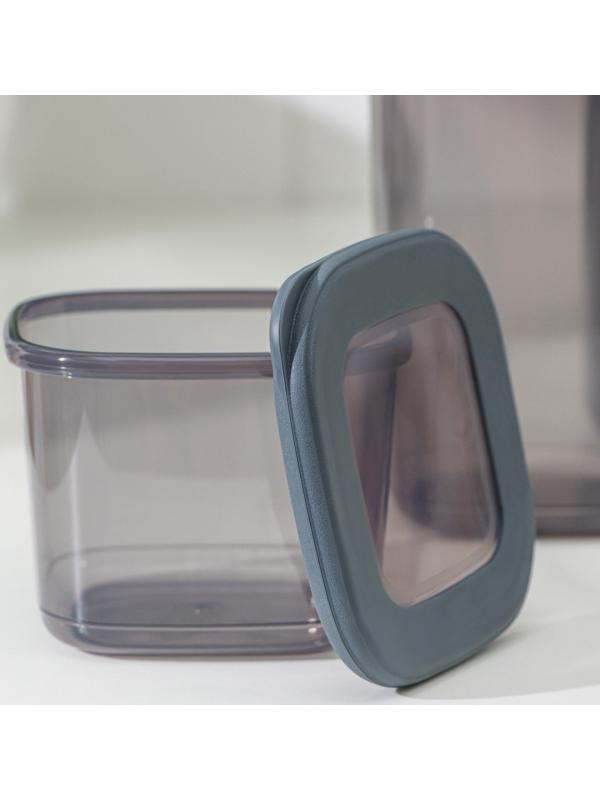 Набор банок для сыпучих продуктов с вакуумной крышкой 3 шт 0,55/1,2/1,75л