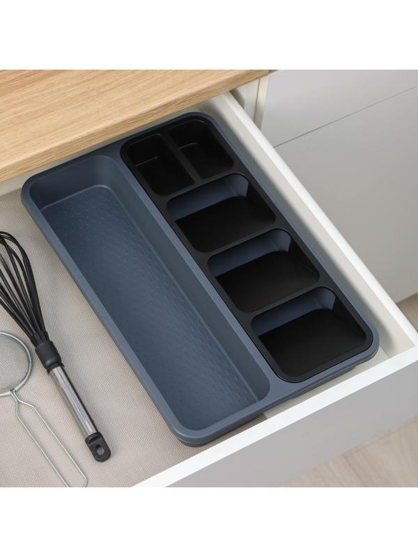 Лоток для столовых приборов, 40×26×5,1см, 6 отделений