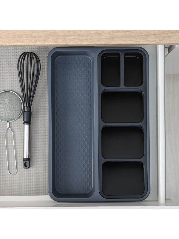 Лоток для столовых приборов, 40×26×5,1см, 6 отделений