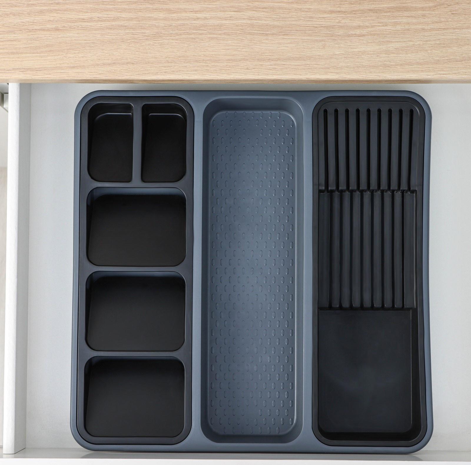 Лоток для столовых приборов и ножей, 40×40×5,1см, 7 отделений