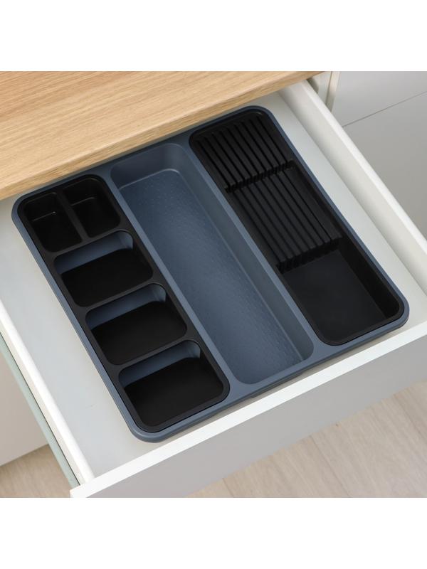 Лоток для столовых приборов и ножей, 40×40×5,1см, 7 отделений