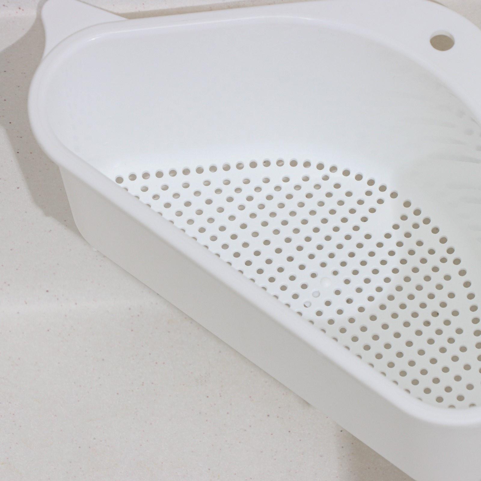 Держатель на раковину для кухонных мелочей BARONESS, 26×14×9 см, цвет белый