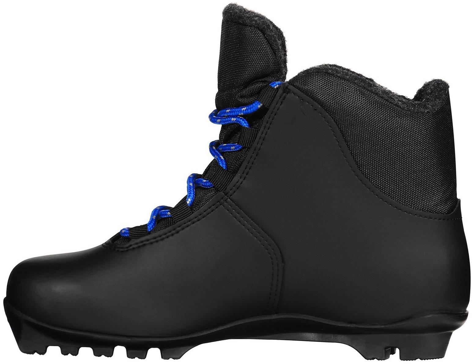 Ботинки лыжные Winter Star classic, NNN, р. 44, цвет чёрный, лого синий