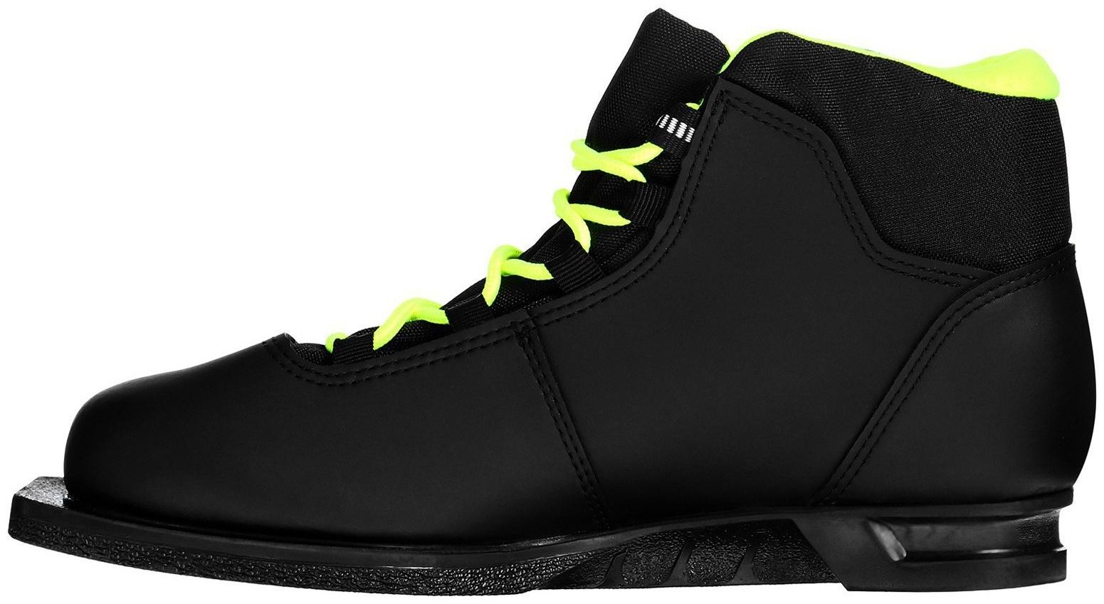 Ботинки лыжные Winter Star comfort, NN75, р. 41, цвет чёрный, лого лайм/неон