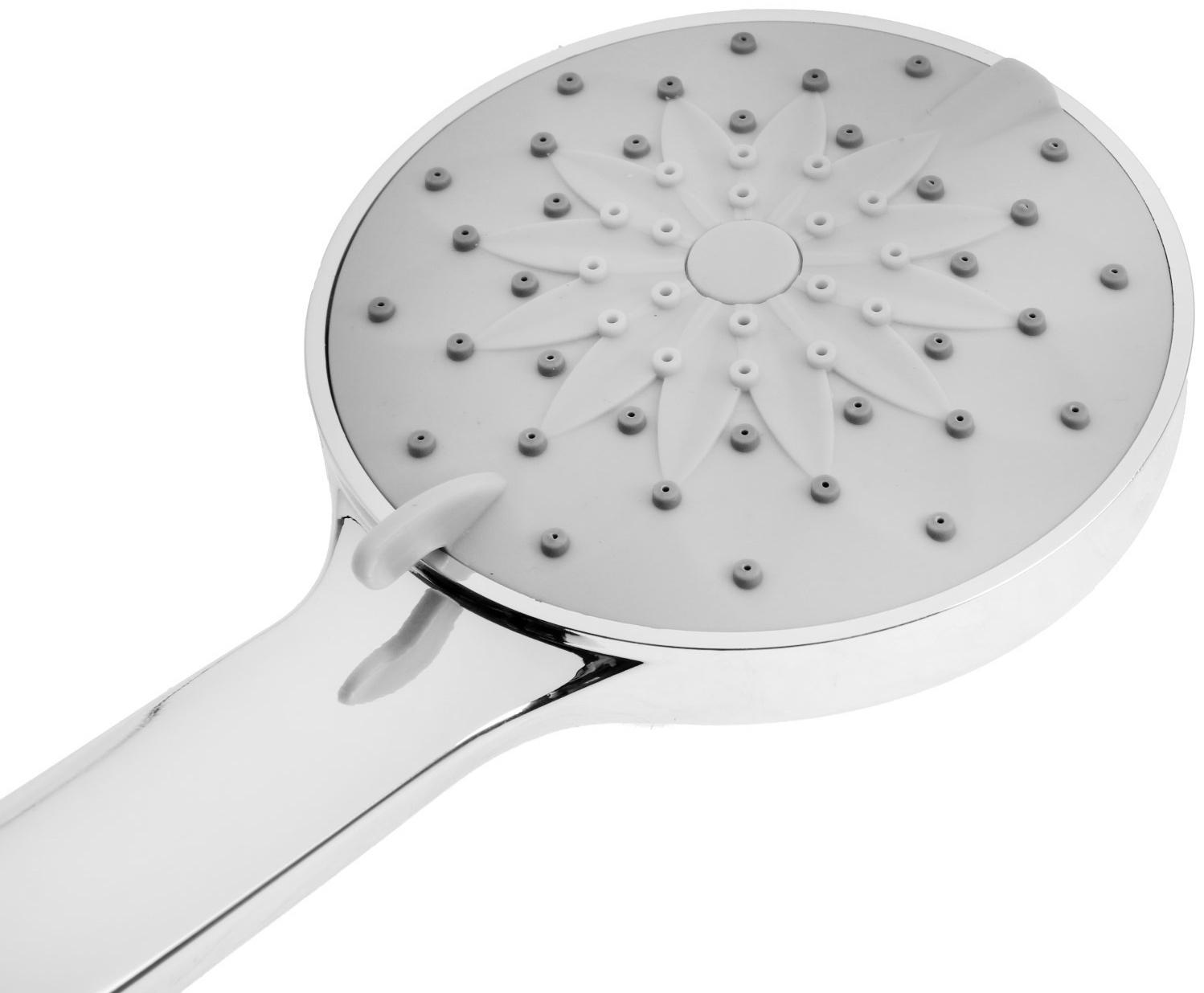 Душевая лейка ZEIN, 4 режима, SPA, пластик, цвет хром