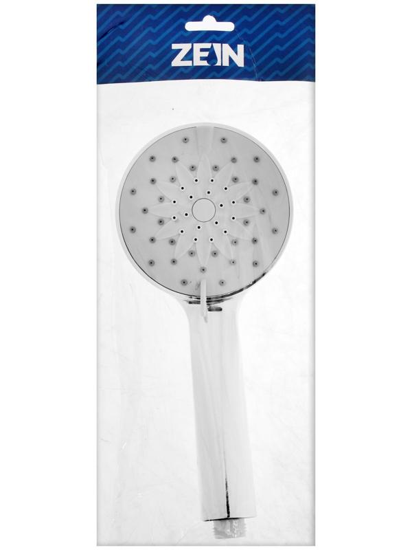 Душевая лейка ZEIN, 4 режима, SPA, пластик, цвет хром