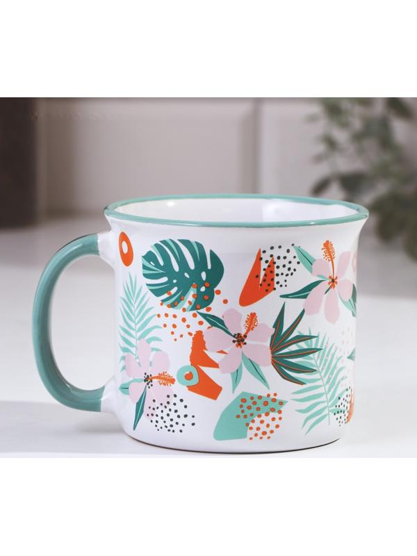 Кружка «Цветы», 450 мл