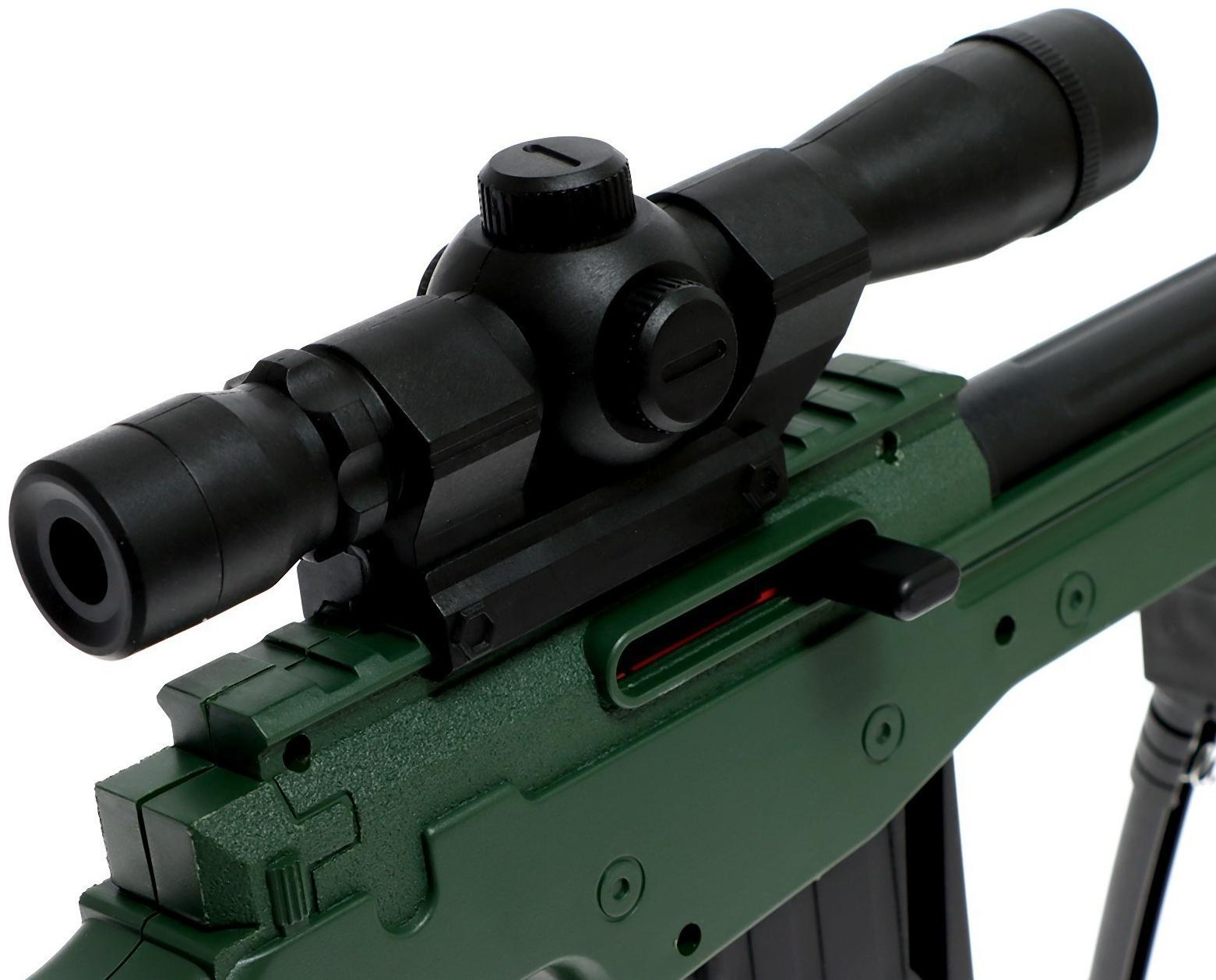 Снайперская винтовка AWM, стреляет гелевыми пулями