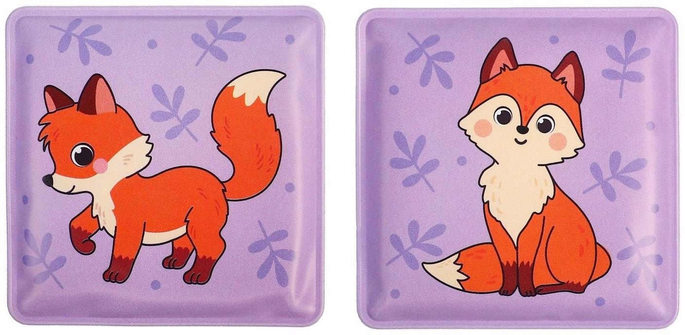 Мемо-игра: развивающие наклейки - присоски многоразовые для игры в ванной «Мамы и малыши» найди пару, 6 пар, 12 стикеров EVA