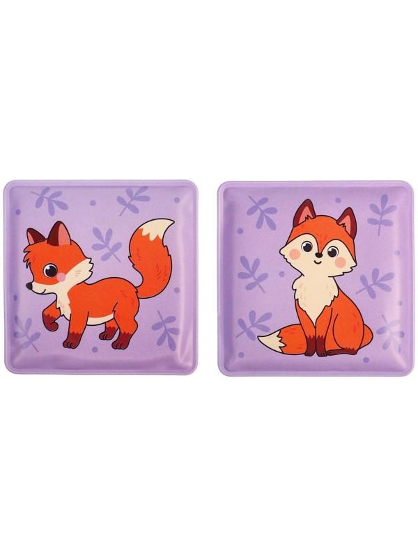 Мемо-игра: развивающие наклейки - присоски многоразовые для игры в ванной «Мамы и малыши» найди пару, 6 пар, 12 стикеров EVA