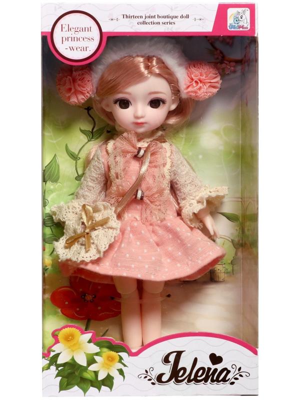 Кукла шарнирная «Арина» в платье, МИКС