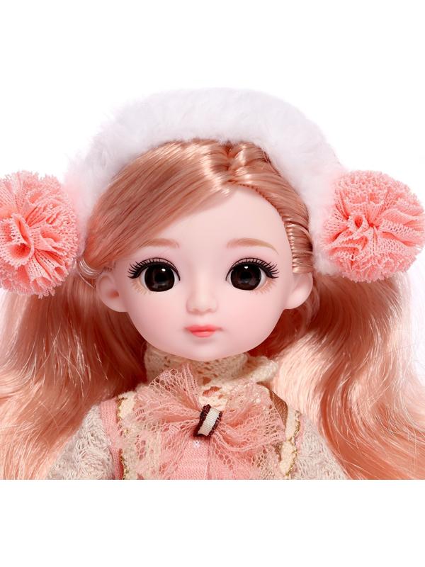 Кукла шарнирная «Арина» в платье, МИКС