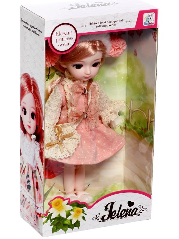 Кукла шарнирная «Арина» в платье, МИКС