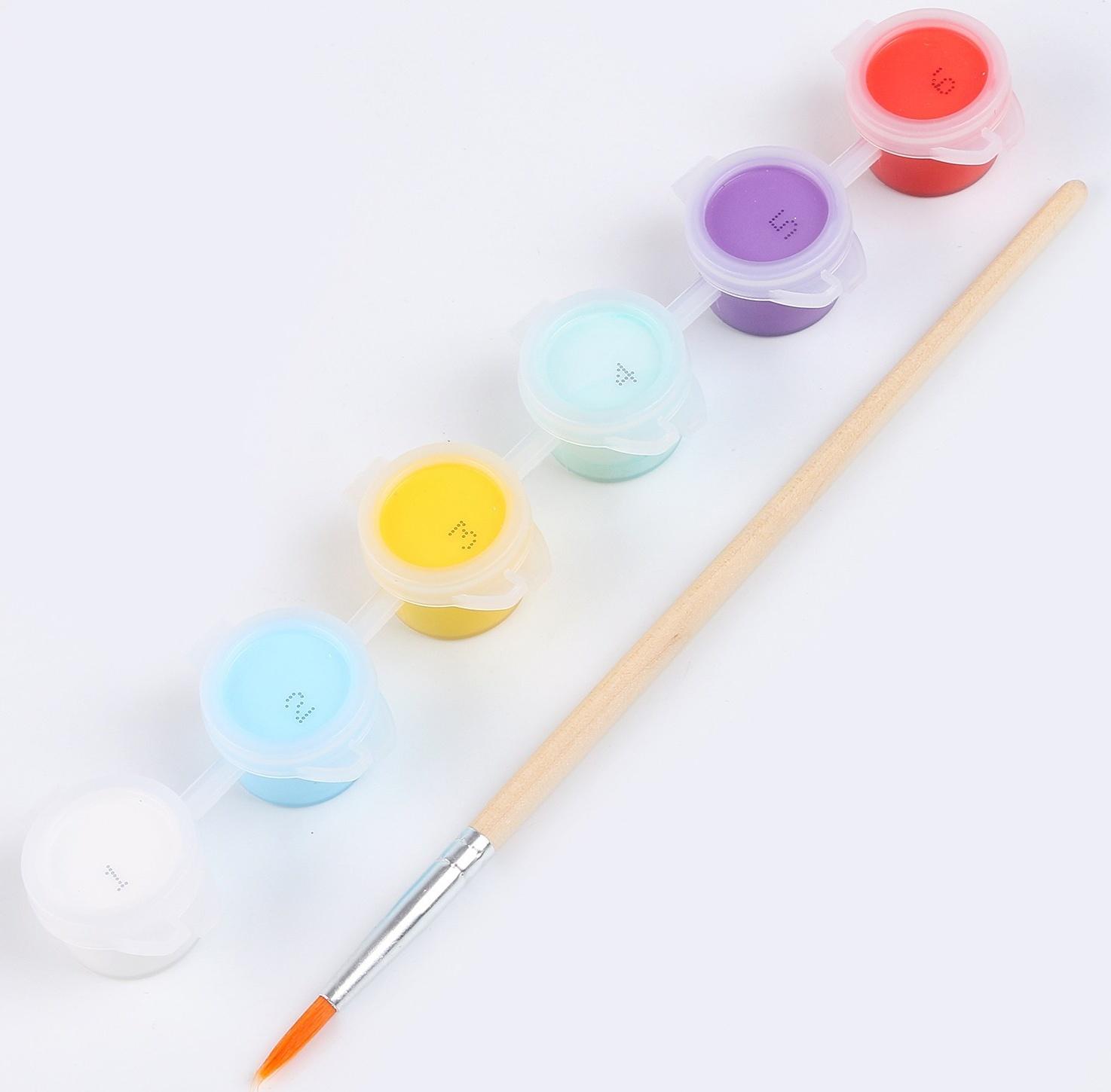 Картина по номерам «Единорожки-друзья», 15 × 15 см