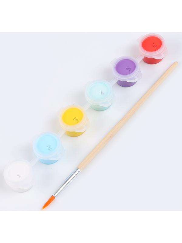 Картина по номерам «Единорожки-друзья», 15 × 15 см