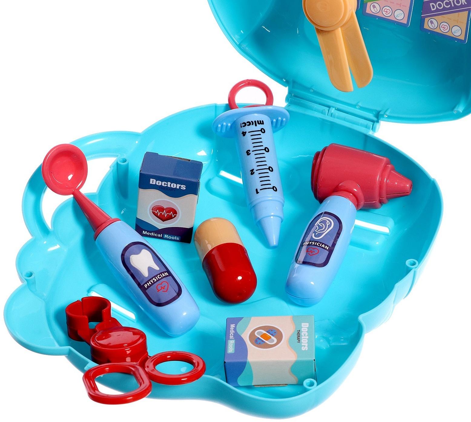 Игровой набор «Доктор» в чемоданчике, 15 предметов