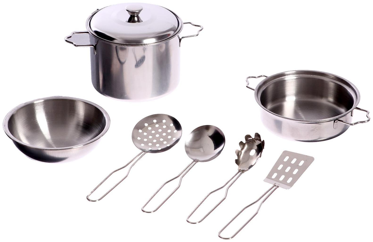 Набор металлической посуды «Поварёнок», 8 предметов