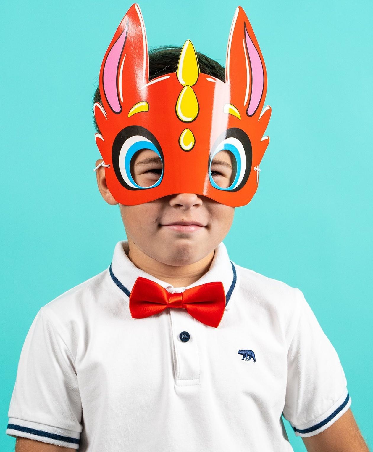 Карнавальный набор «Счастливчик»дракон (маска+бабочка)