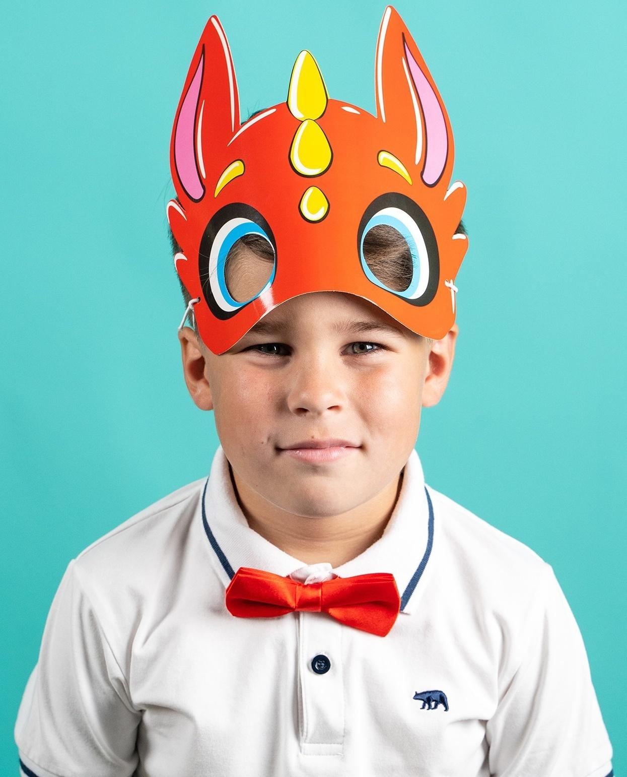 Карнавальный набор «Счастливчик»дракон (маска+бабочка)