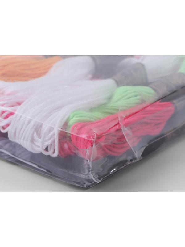 Набор ниток мулине, 8 ± 1 м, 50 шт, цвет МИКС