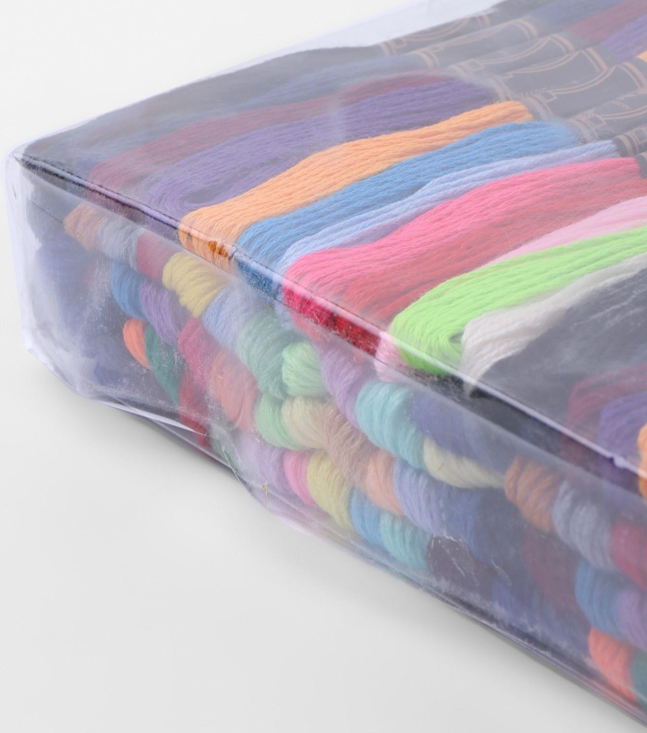 Набор ниток мулине, 8 ± 1 м, 100 шт, цвет МИКС