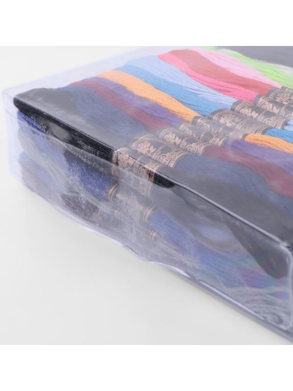 Набор ниток мулине, 8 ± 1 м, 100 шт, цвет МИКС