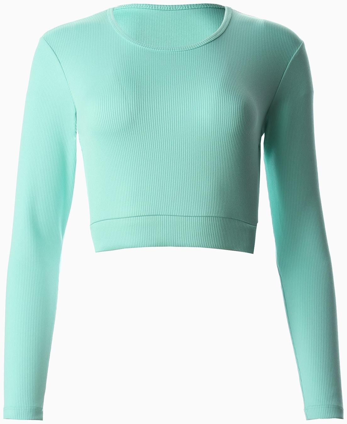 Топ (рашгард) спортивный женский MINAKU цвет светло-зеленый, р-р 42