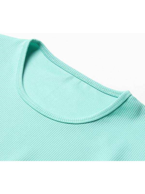 Топ (рашгард) спортивный женский MINAKU цвет светло-зеленый, р-р 42