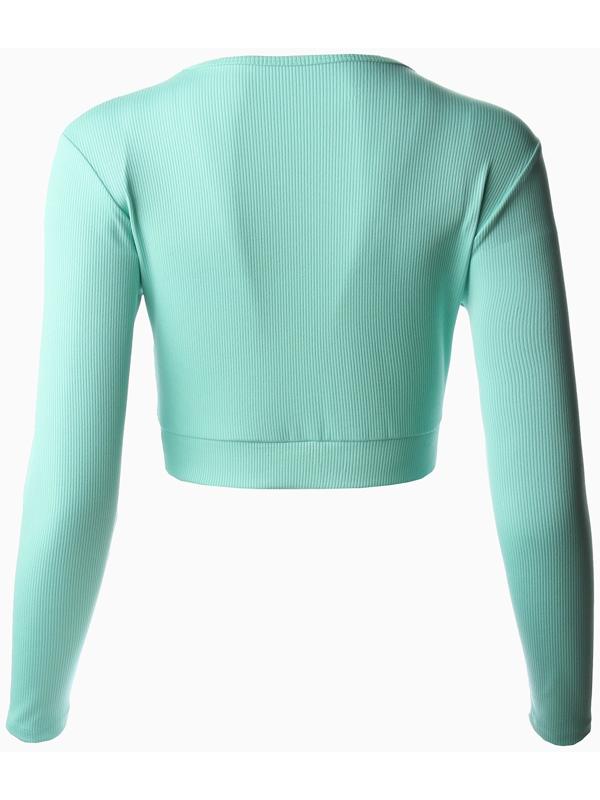 Топ (рашгард) спортивный женский MINAKU цвет светло-зеленый, р-р 42