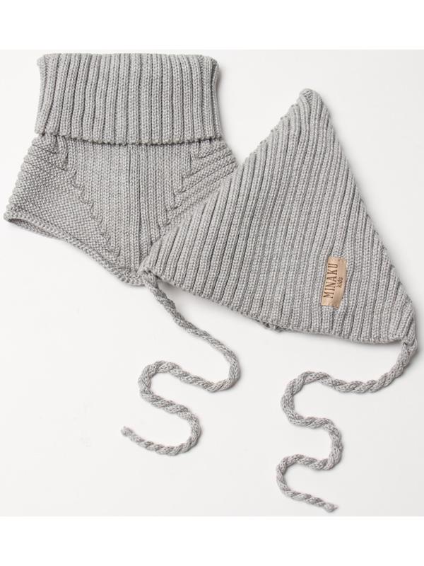 Комплект детский (шапка, снуд) MINAKU  р-р 48-50, цвет серый