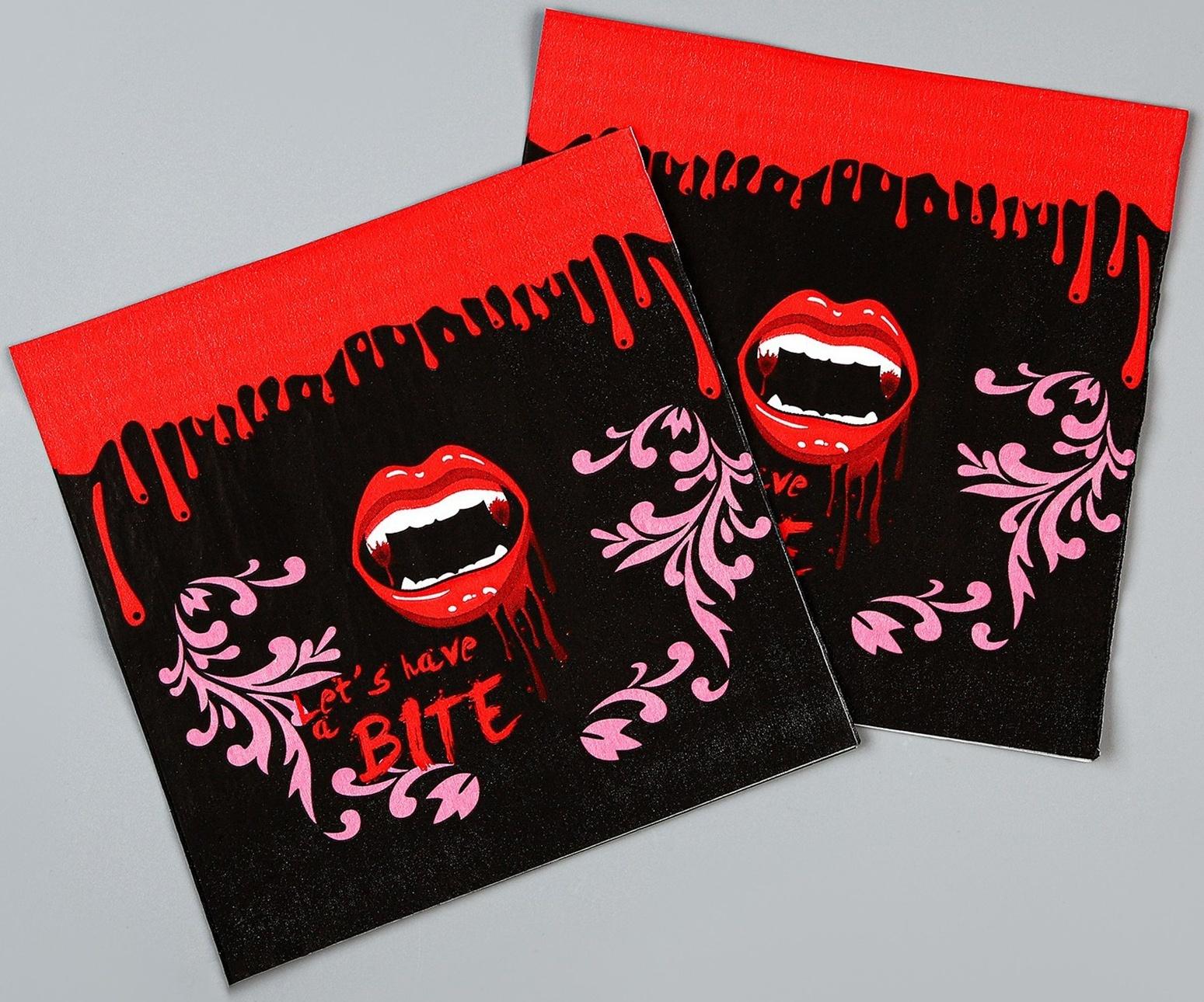 Салфетки бумажные «Губы», в наборе 20 шт.