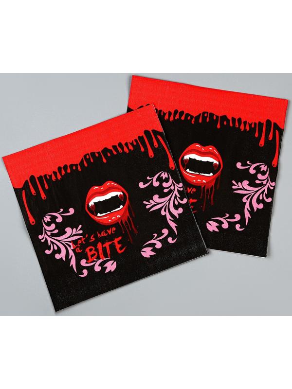 Салфетки бумажные «Губы», в наборе 20 шт.