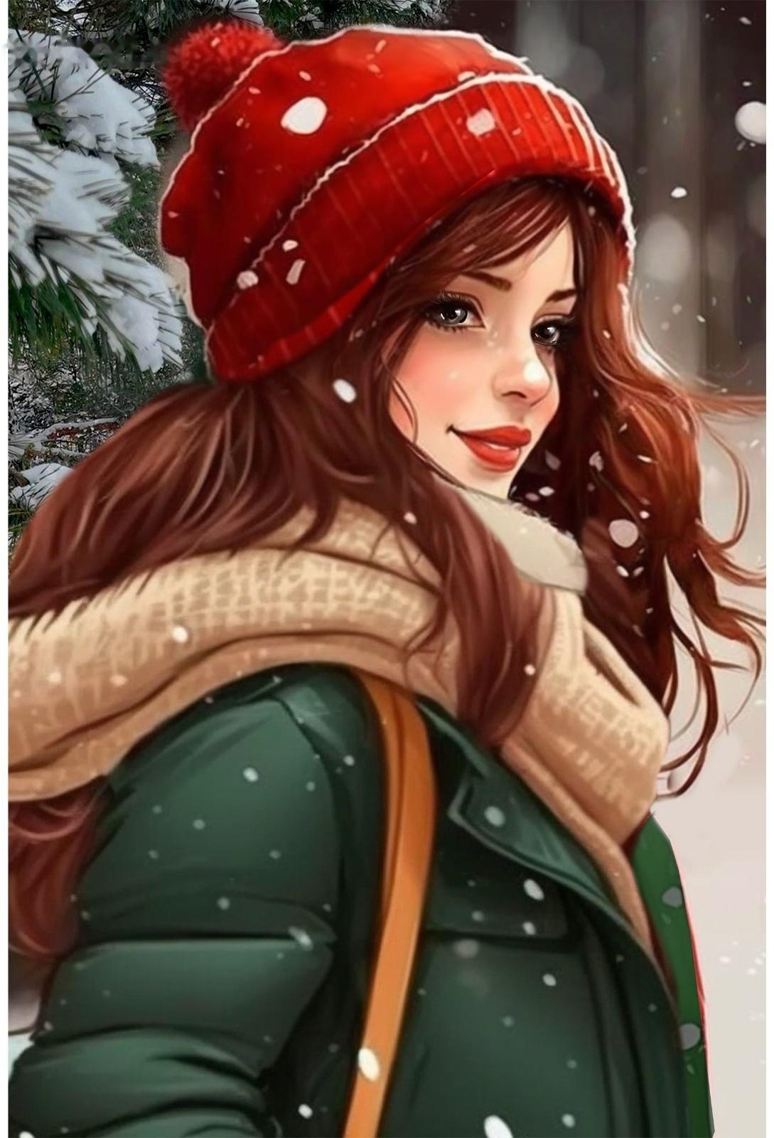 Алмазная вышивка с частичным заполнением на холсте «Нежность», 20 х 30 см